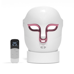 MASKA LED NA TWARZ TERAPIA FOTONOWA ŚWIATŁEM 4 BARWY ANTI AGING